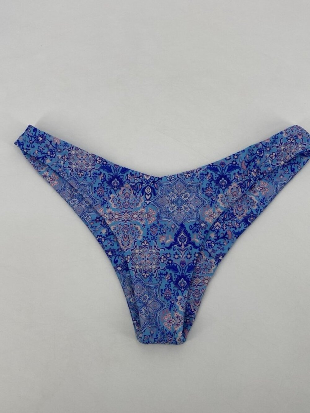 Kulani Kinis Women's XL Blue Floral Bikini Bottoms Cheeky - Picture 8 of 8